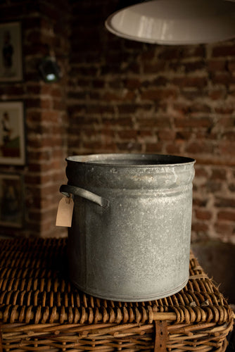 Galvanised Bucket with two handles L