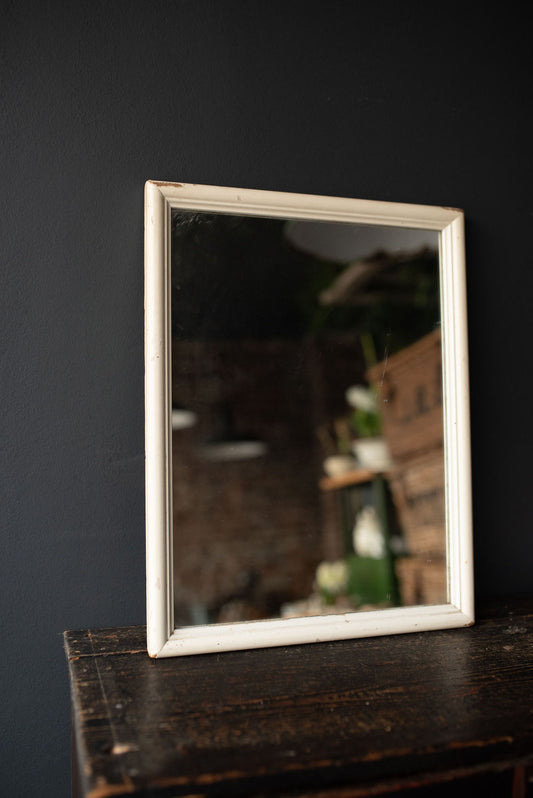 White Rectangular Mirror