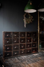 Load image into Gallery viewer, Bank of Antique Haberdashery Drawers