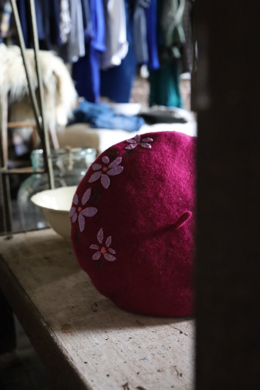 Seasonal Beret Embroidery Workshop with Laura Elford