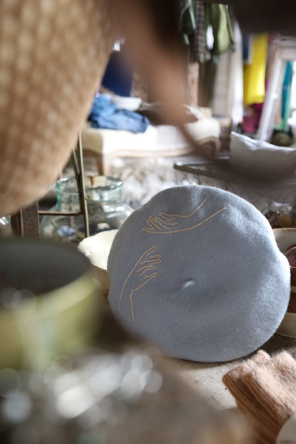 Seasonal Beret Embroidery Workshop with Laura Elford