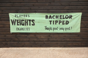 Weights Cigarettes Advertising Canvas