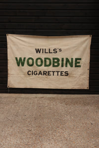 Wills's Woodbine Cigarettes Advertising Canvas