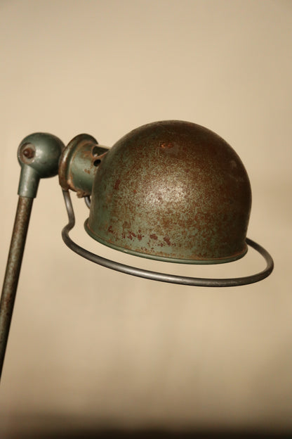 Jielde Green One Arm Lamp