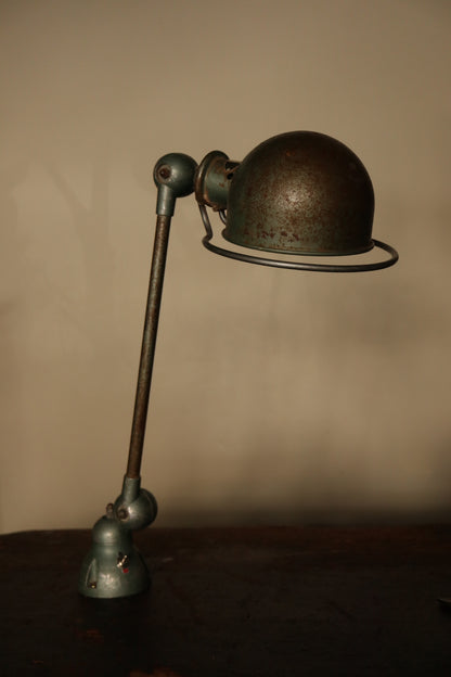 Jielde Green One Arm Lamp