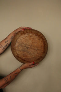 Wooden Bowl with repair
