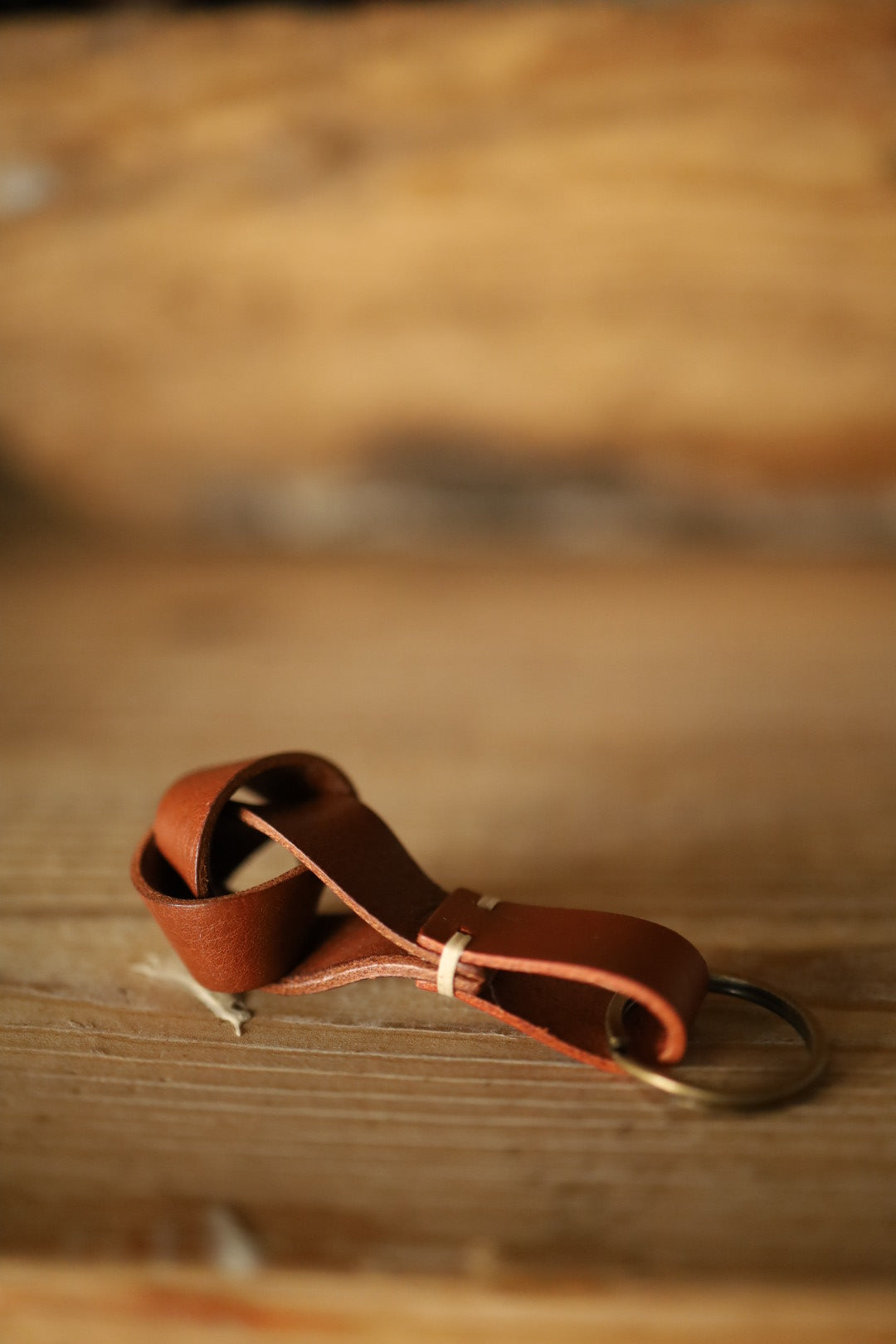 Abokika Leather Knot Keyring