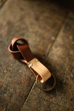 Load image into Gallery viewer, Abokika Leather Knot Keyring