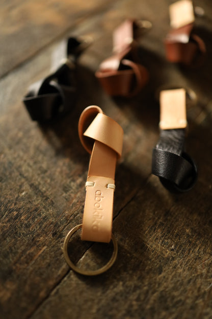 Abokika Leather Knot Keyring