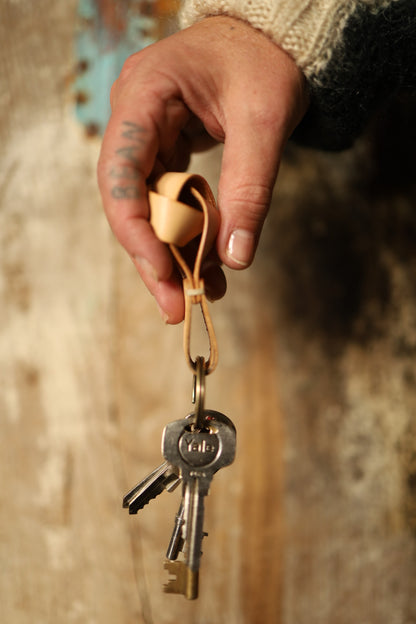 Abokika Leather Knot Keyring