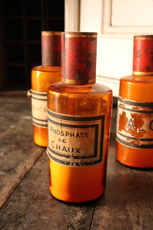 Apothecary Bottles - Set of 3