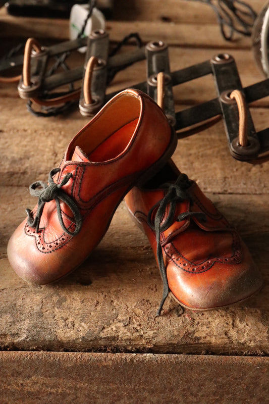 Vintage Children's Italian Tan Brogues