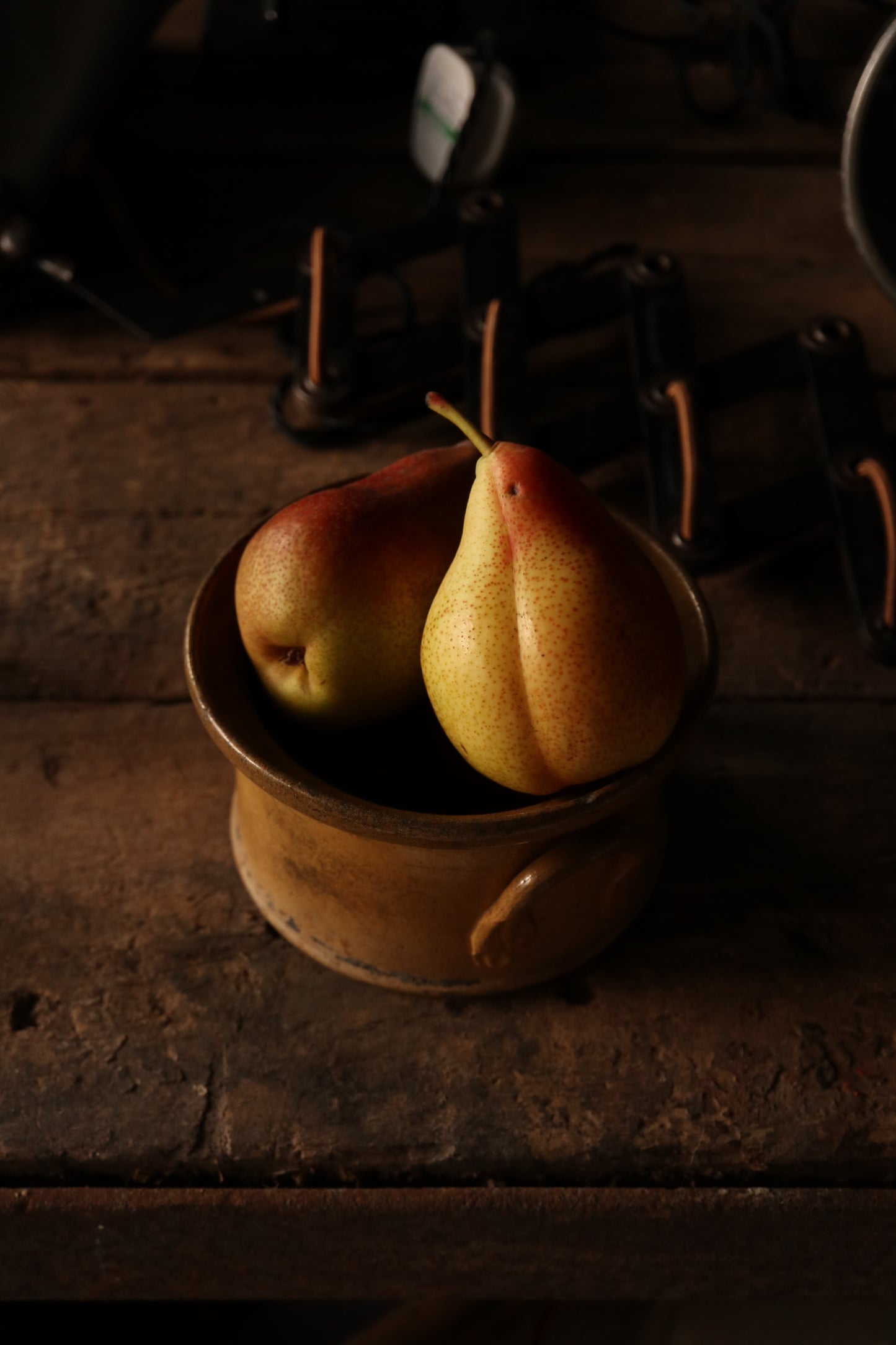 Mustard Pot with Handles