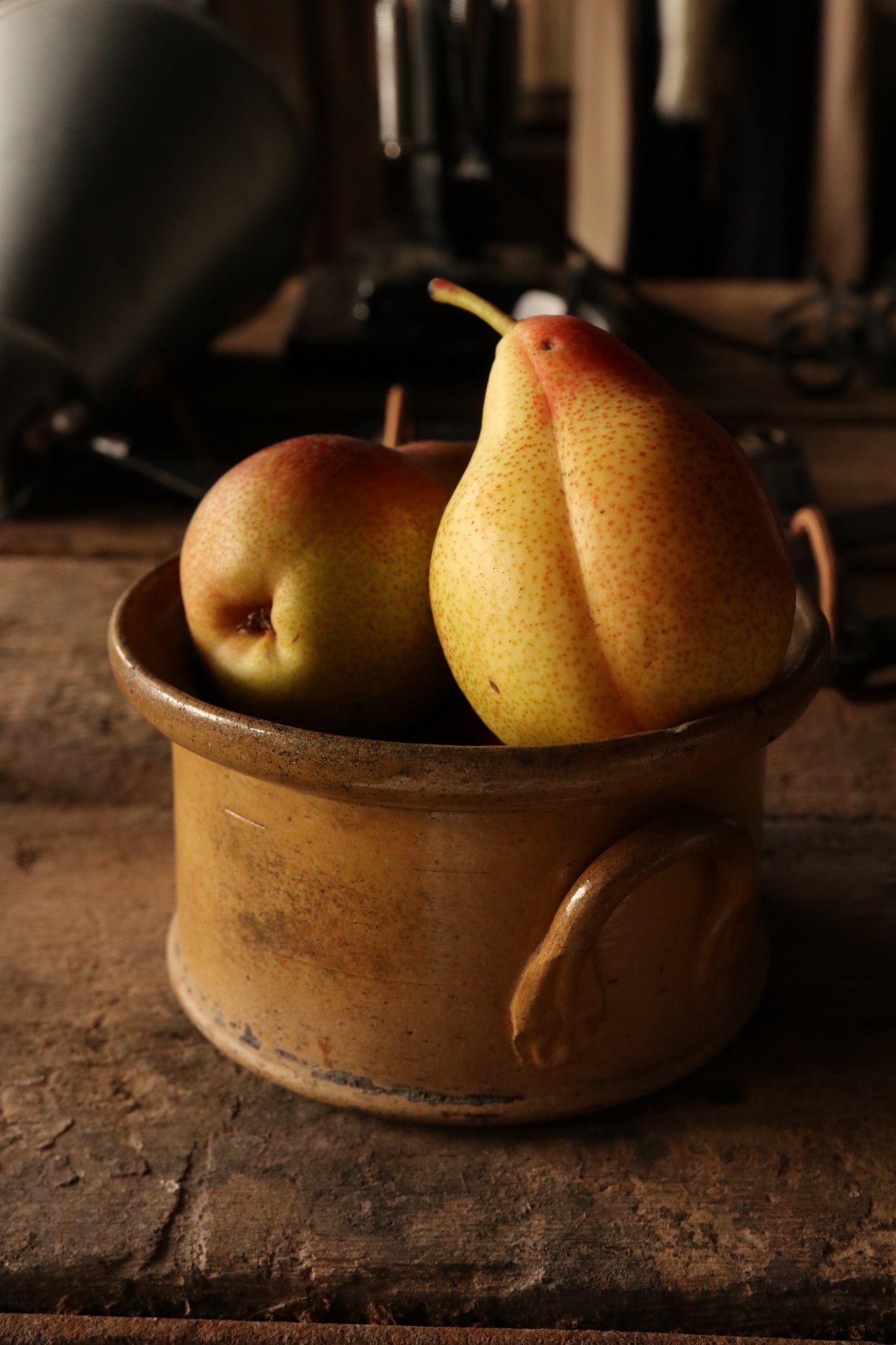 Mustard Pot with Handles