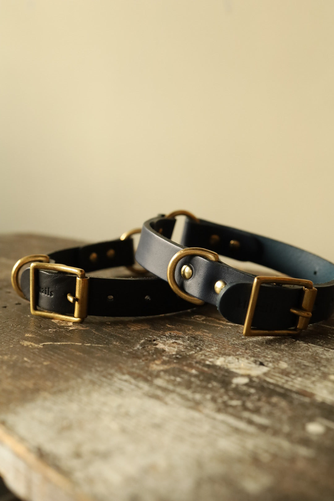 Kintails Leather Dog Collars - Small