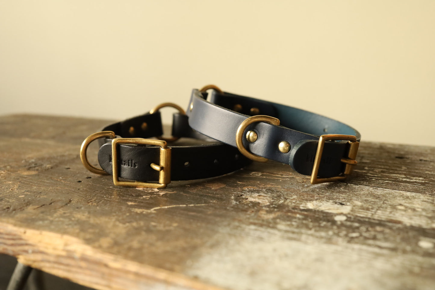 Kintails Leather Dog Collars - Small