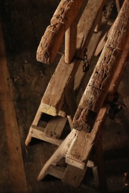 Wooden Table Trestle Pair