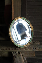 Load image into Gallery viewer, Small Round Green Mirror