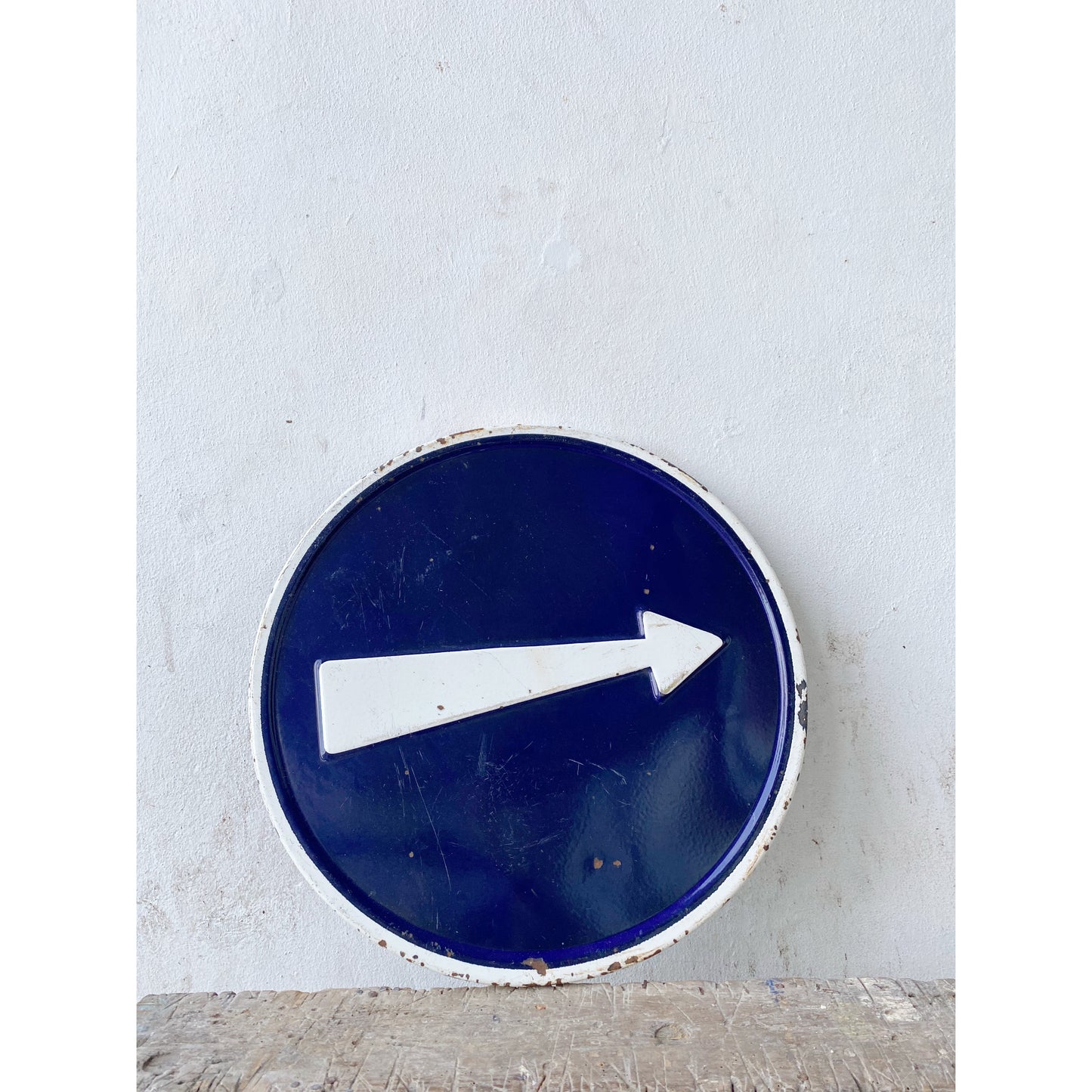 Arrow Enamel Sign