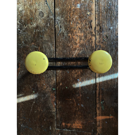 Yellow Deco Style Coat Hooks