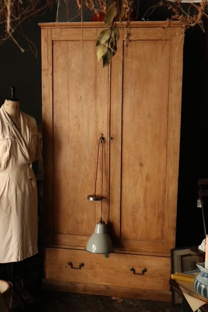 Antique Pine Wardrobe