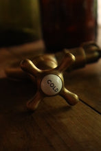 Load image into Gallery viewer, Pair of Reclaimed Brass Taps