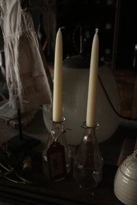 Pair of Wax Atelier Hand-dipped Beeswax Dining Candles