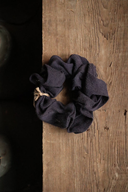 Silk Hair Scrunchie - Night Sky