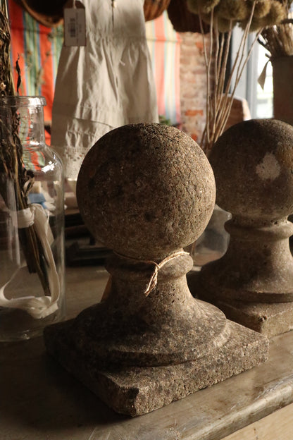 Sphere Stone Caps - Pair