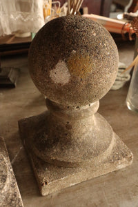Sphere Stone Caps - Pair