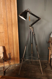 Anglepoise Lamp mounted on Pullin Optics Tripod
