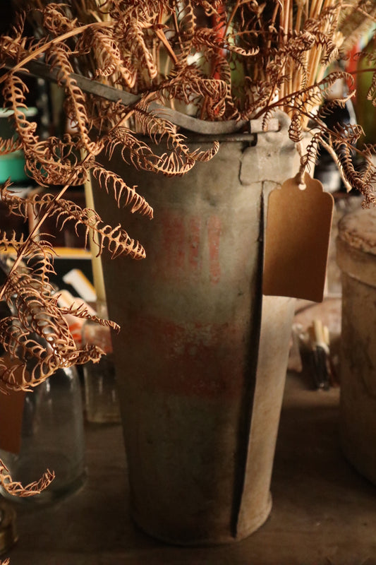 Galvanised Fire Bucket/Coal Scuttle