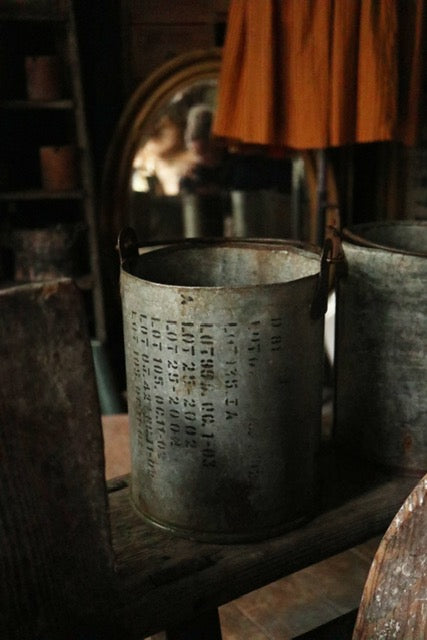 Reclaimed Metal Bucket