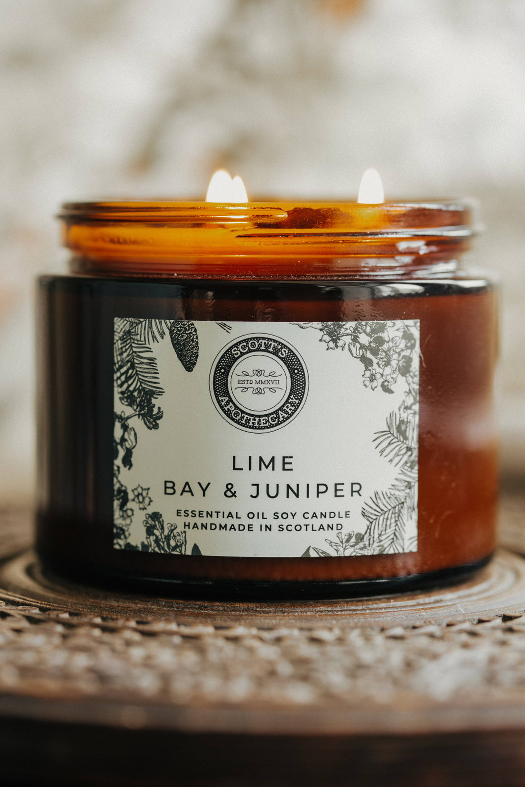 Scott's Apothecary Lime, Bay & Juniper Candle