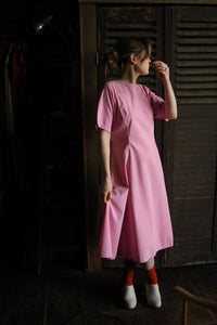Handmade Pink Cotton Dress