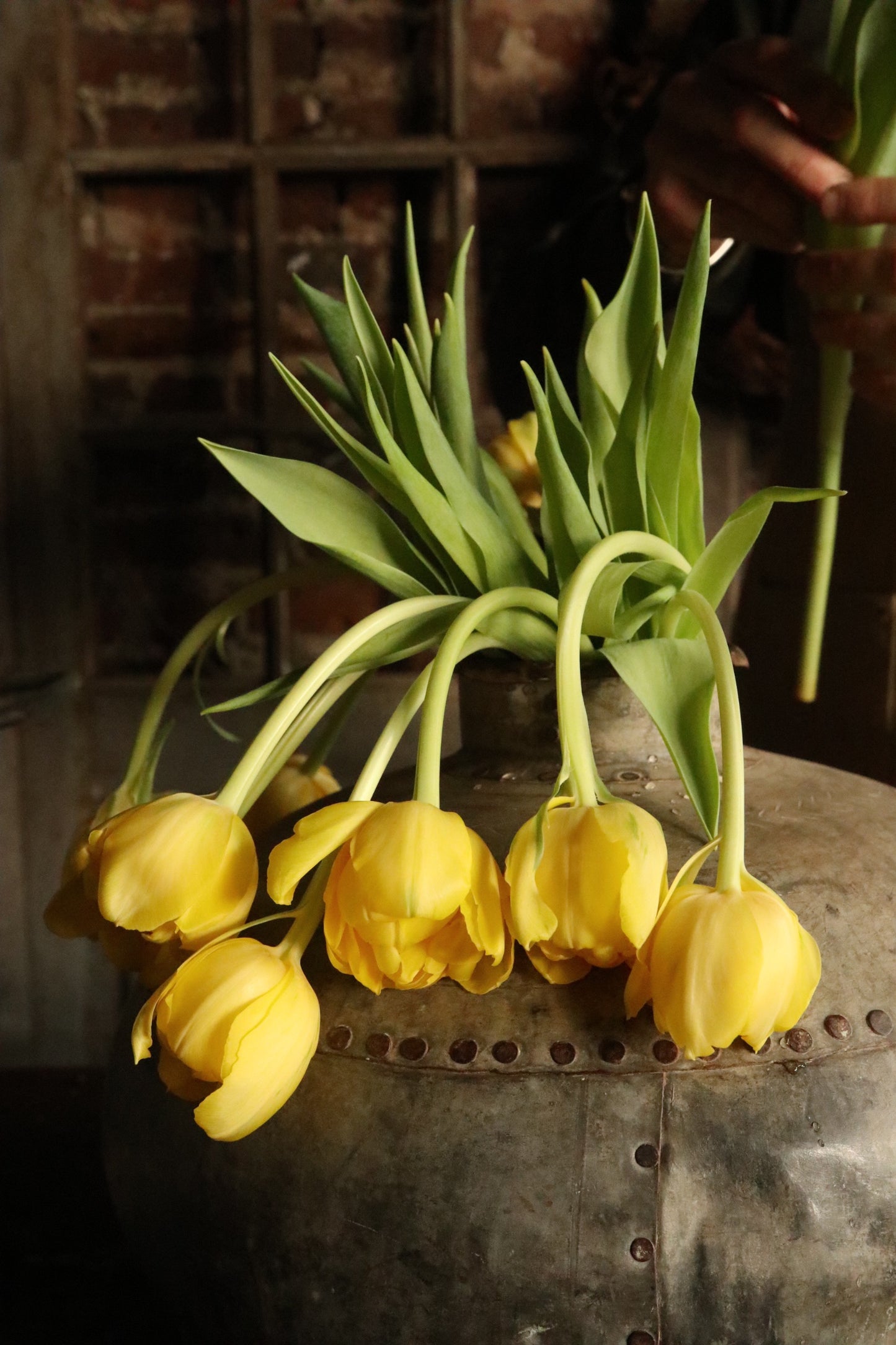 Rustic Metal Vase