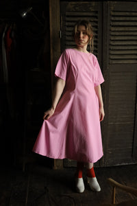 Handmade Pink Cotton Dress