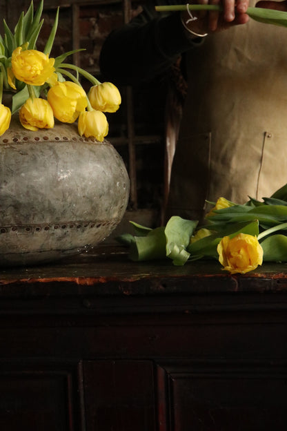 Rustic Metal Vase