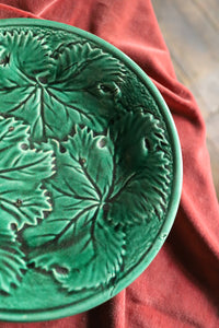 Green Leaf Plates - set of 6
