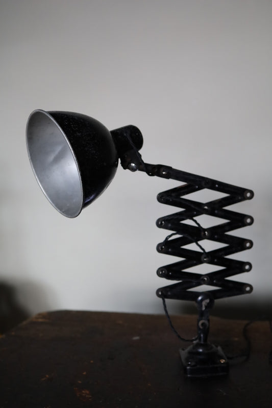 Black Scissor Arm Wall Light